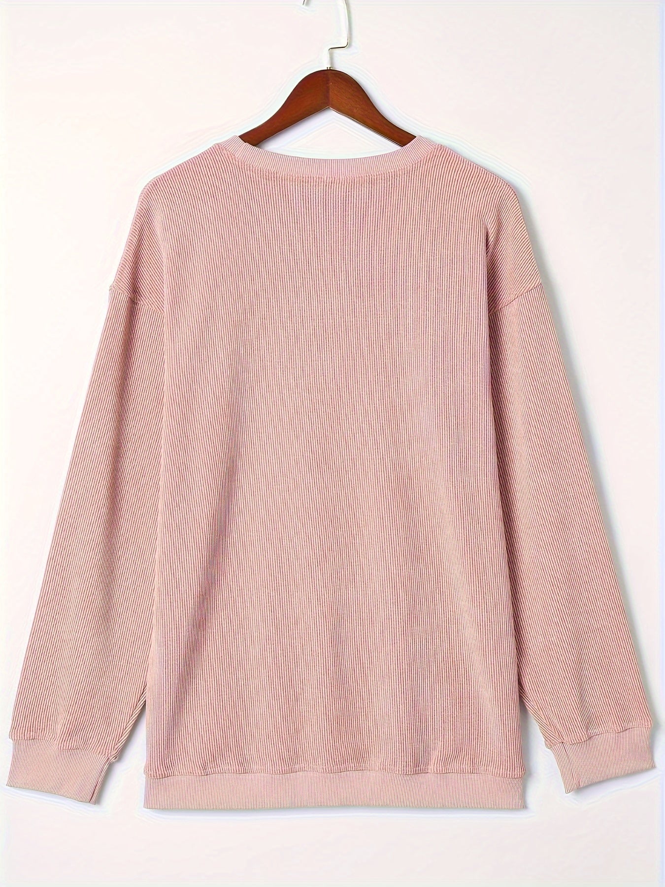 Een lange mouw top met ronde hals voor dames – NOVAQ - Glamorix