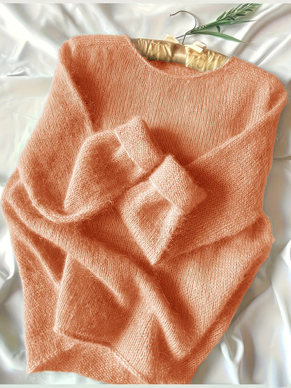 Deze trui is een gebreid bovenstuk voor dames – NOVAWE - Glamorix