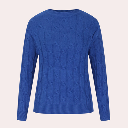 Casual gebreide damestrui met relaxte pasvorm – LIVARA SoftKnit - Glamorix