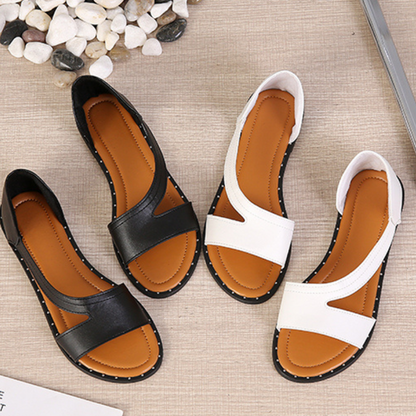 Elegante leren avond sandalen met verstelbaar bandje – LUNÉA VELVÉ - Glamorix