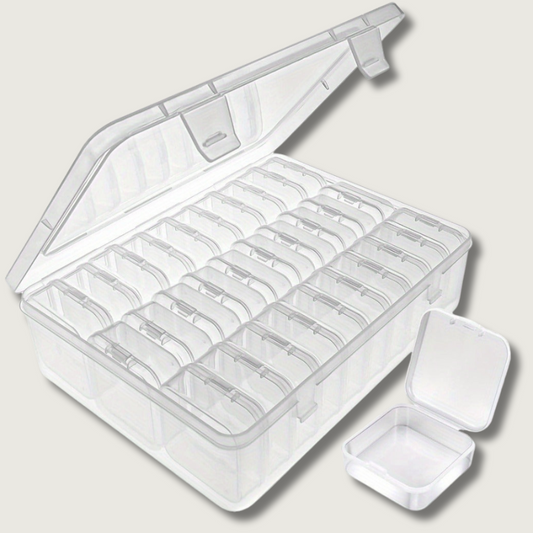 30-delige organizer set met stapelbare opbergdozen – ORGANI BEADBOX - Glamorix