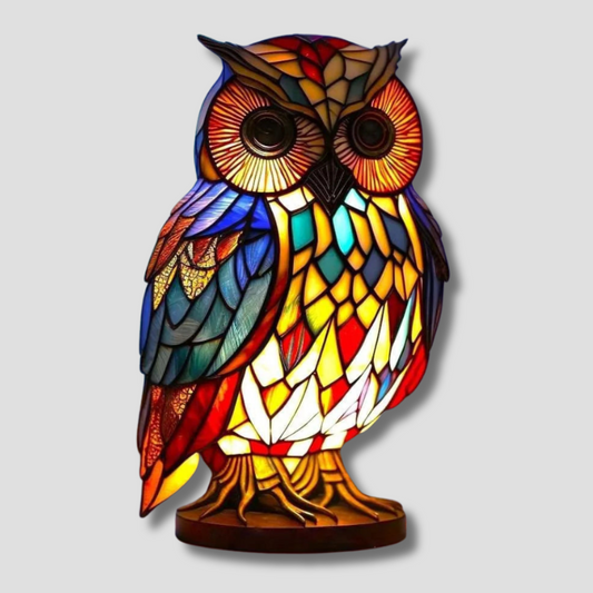 Gebrandschilderd glasraam met dierenmotief – NATURIA LIGHT - Glamorix