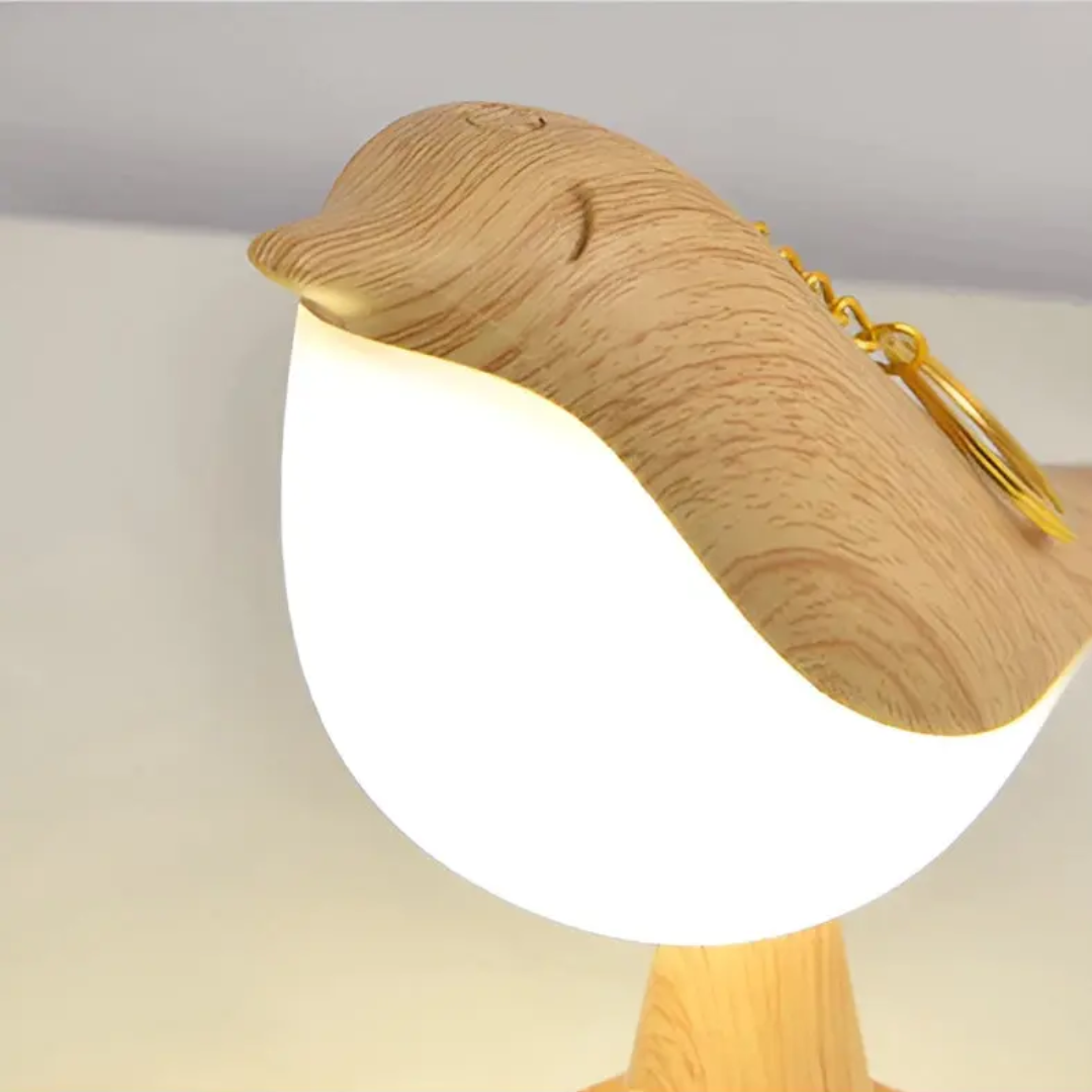 FeatherGlow - Stijlvolle LED-vogellamp met Aanraakbediening en Aromatherapie