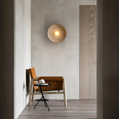 ZenAura - Minimalistische Wabi-Sabi Wandlamp
