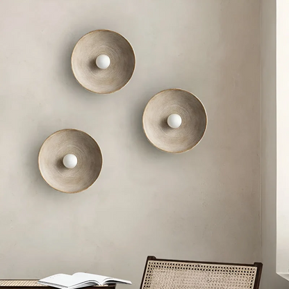 ZenAura - Minimalistische Wabi-Sabi Wandlamp