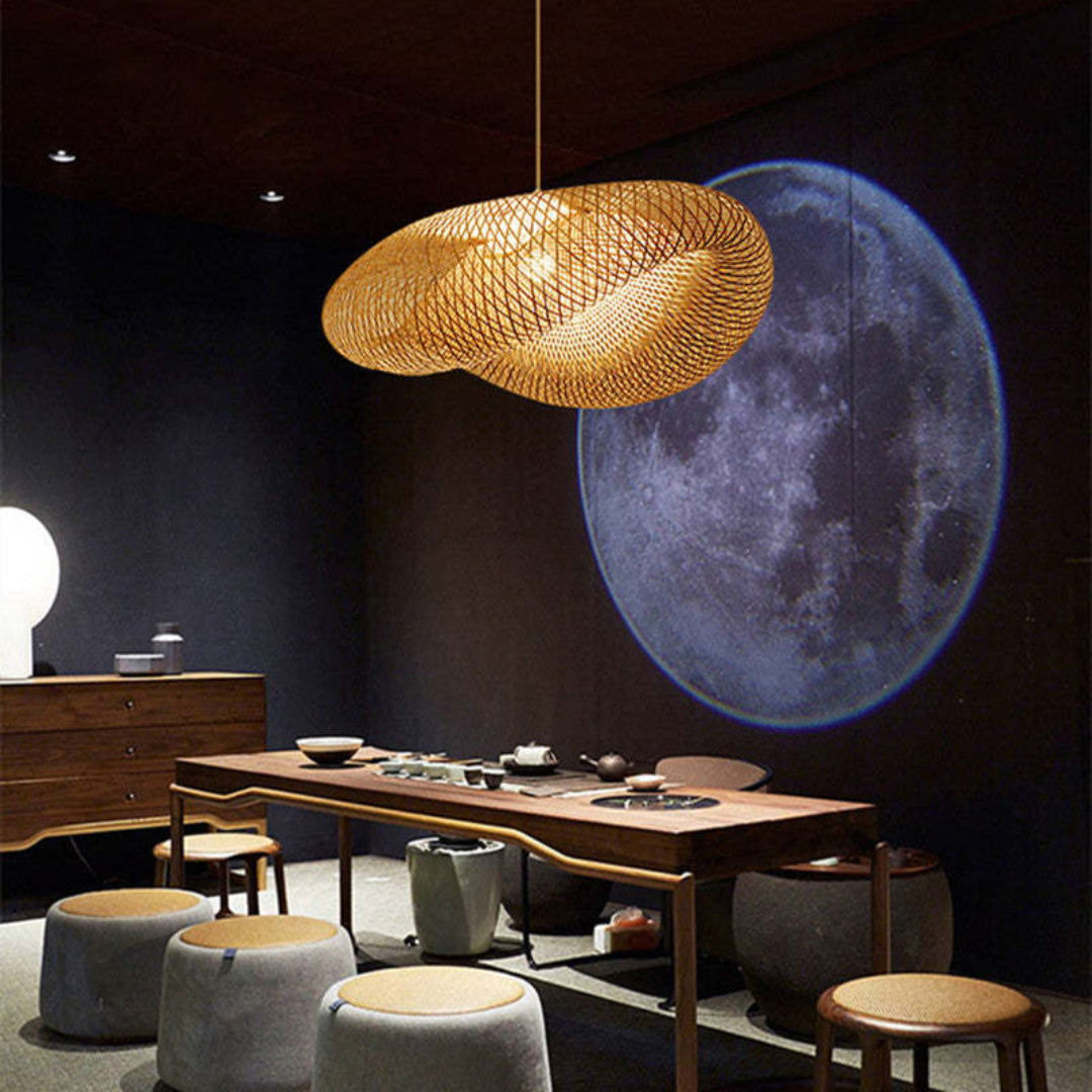 BambooGlow – Design LED Hanglamp met Bamboe Bollen