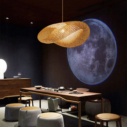 BambooGlow – Design LED Hanglamp met Bamboe Bollen