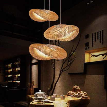 BambooGlow – Design LED Hanglamp met Bamboe Bollen