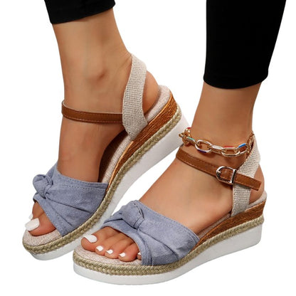 Damessandalen met verstelbare gesp en comfortabel voetbed – LAVIA STRAP - Glamorix