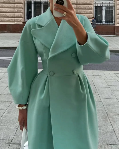 ELIZA - Elegante trenchcoat met dubbele riemen voor dames