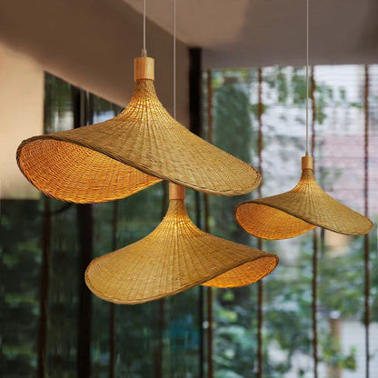 ECOLoom – Bamboe Gevlochten Hanglamp