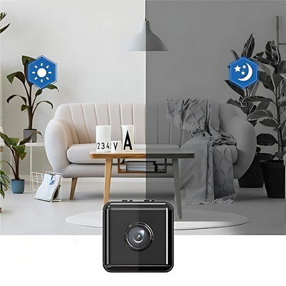Draadloze HD binnencamera voor slimme huisbeveiliging en live monitoring – DOMOVIA SafeView - Glamorix