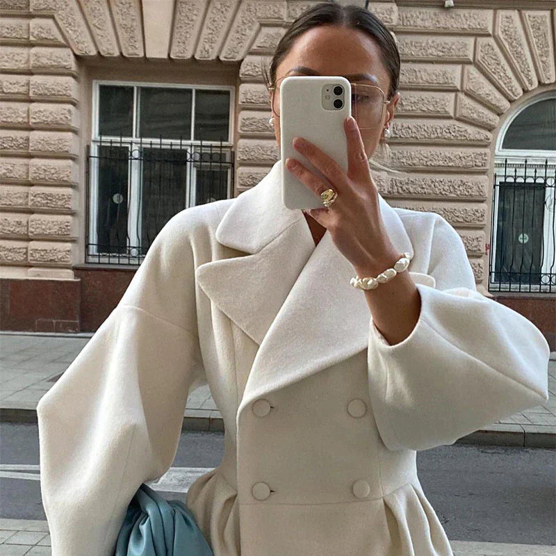ELIZA - Elegante trenchcoat met dubbele riemen voor dames
