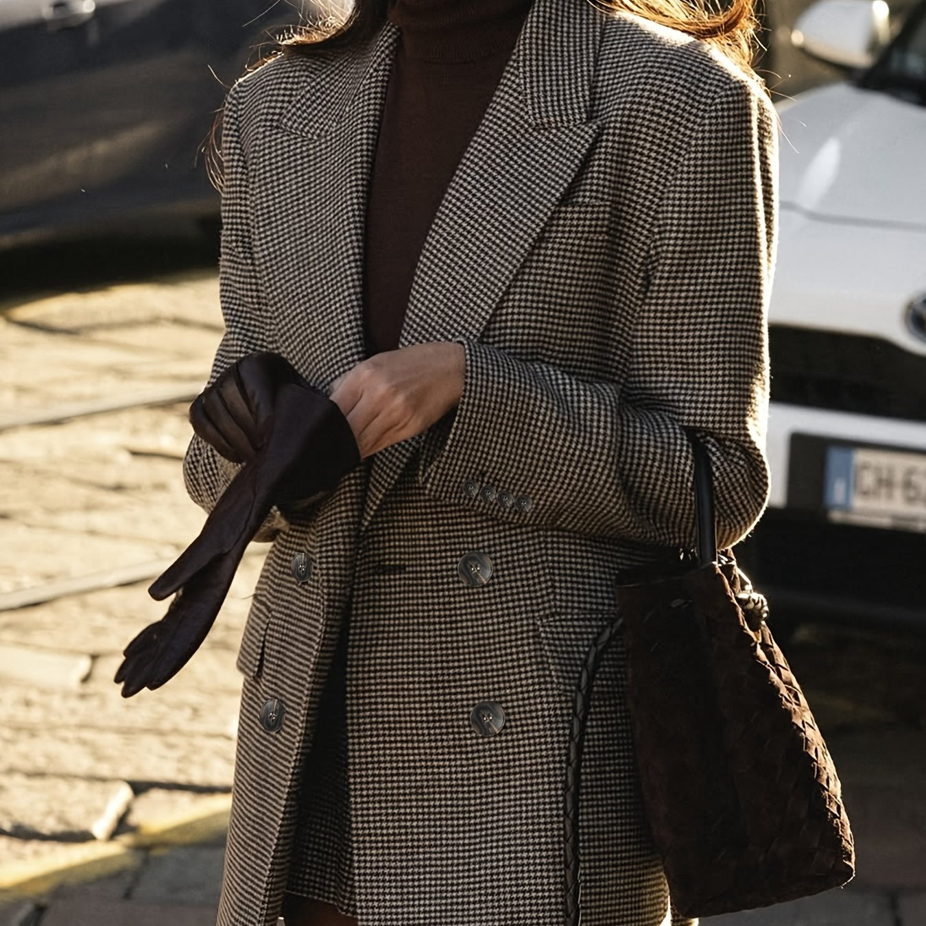 Lange wolmix mantel met windbescherming voor heren – XERON - Glamorix