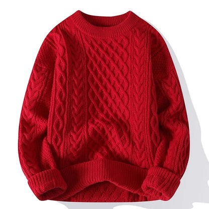 FINLEY - Cosy gebreide kabeltrui voor een tijdloze unisex stijl