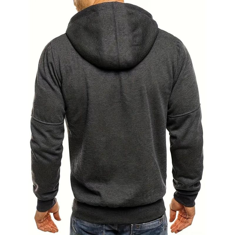 JASPER – Zip-up hoodie met verstelbare capuchon en ritszakken voor comfort en stijl