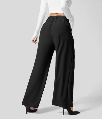 FINLEY - High-waisted broek met wijde pijpen voor dames