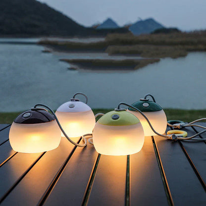 AuroraLicht Retro – Oplaadbare vintage LED lamp met dimfunctie voor binnen & buiten
