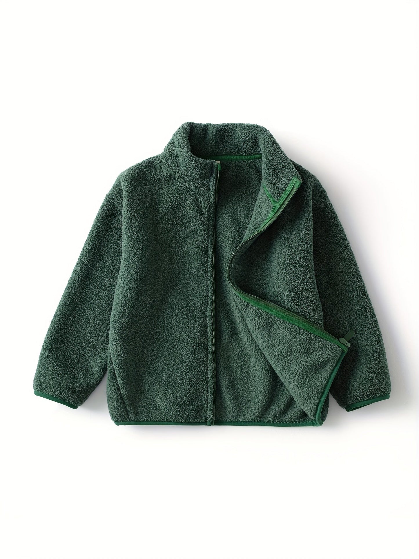 Fenley - Kinderjas van Polar Fleece in Effen Kleur voor Warmte en Comfort