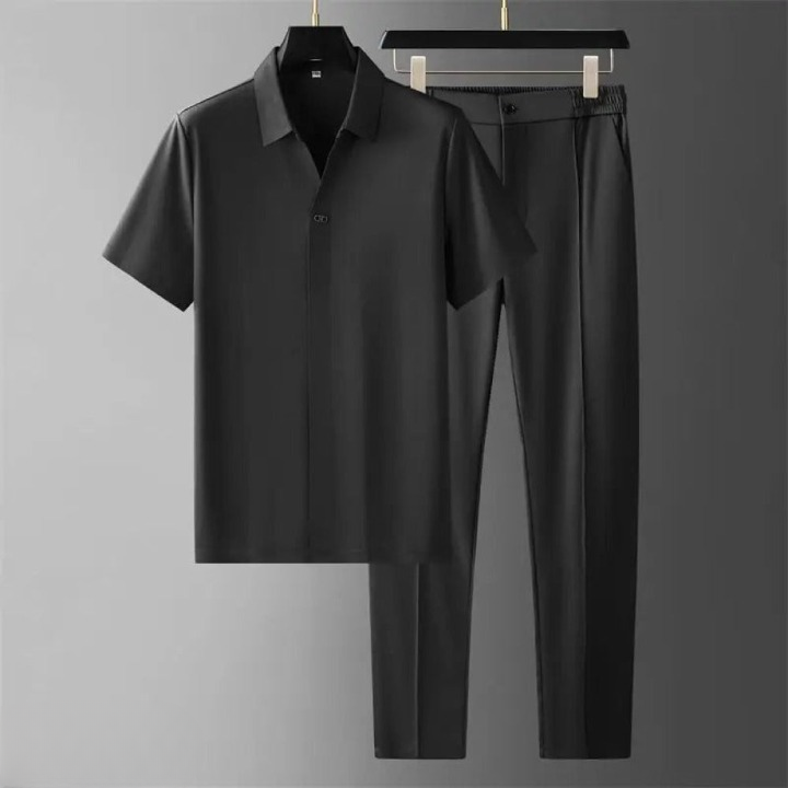 GRAYSON – Luxe Set voor Mannen met Polo en Pantalon