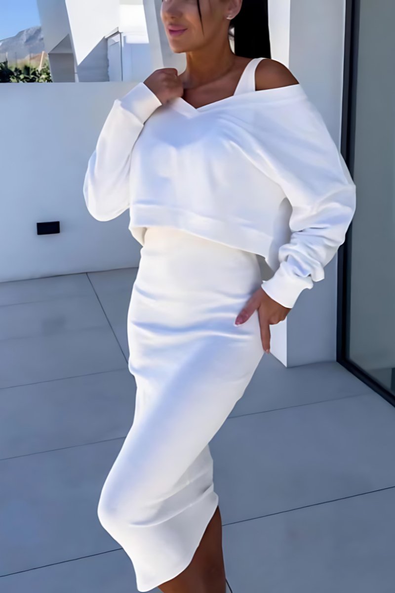 CELINA - Tweedelige bodycon rok set voor een stijlvolle look