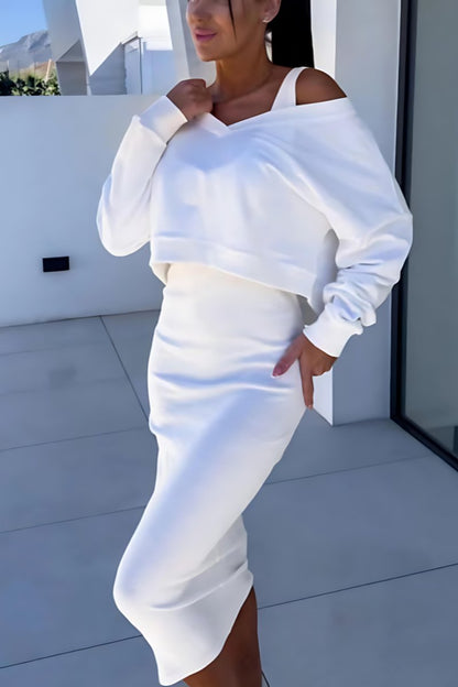 CELINA - Tweedelige bodycon rok set voor een stijlvolle look