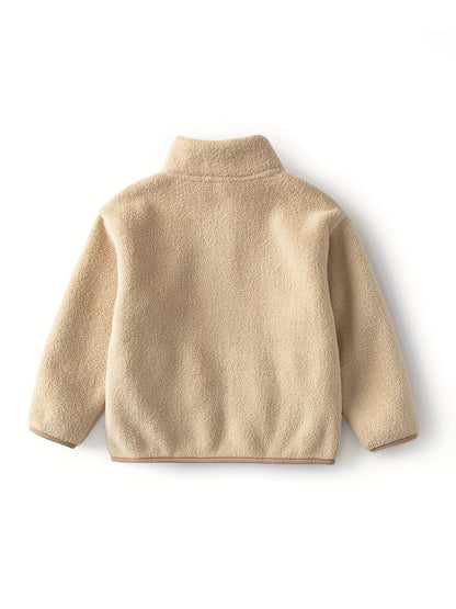 Fenley - Kinderjas van Polar Fleece in Effen Kleur voor Warmte en Comfort