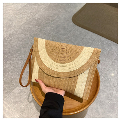 Handgemaakte geweven strandtas voor dames – Solenya BeachWeave - Glamorix
