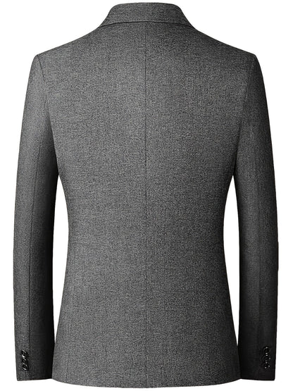 VICTOR - Getailleerde herenblazer met tweeknoopssluiting