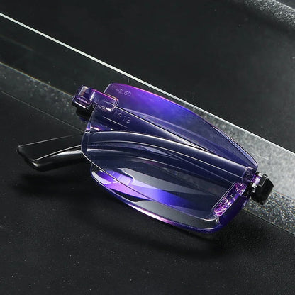 Randloze heren zonnebril met UV-bescherming en licht frame – NOVA AIRFRAME - Glamorix