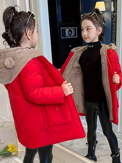 LIV - Schattige winter parka met capuchon voor meisjes