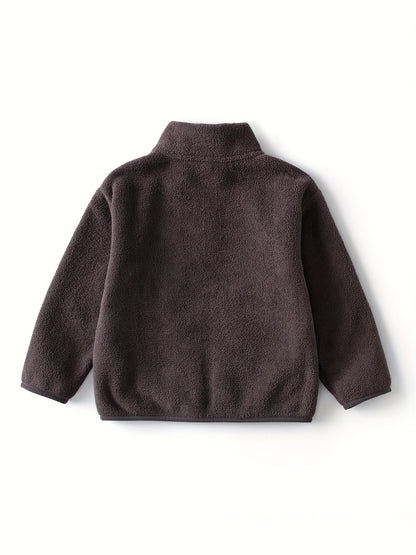 Fenley - Kinderjas van Polar Fleece in Effen Kleur voor Warmte en Comfort