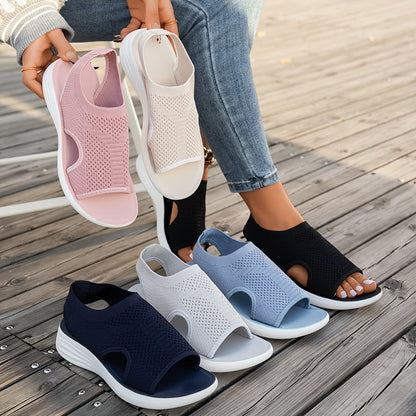 Airva | Lichtgewicht sandalen met steun voor de voetholte - ademende en gedempte slippers - Glamorix