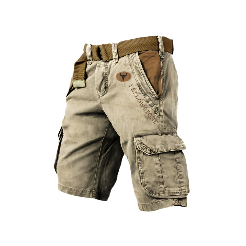 Functionele heren cargo short met meerdere zakken – TrekForm Atlas - Glamorix