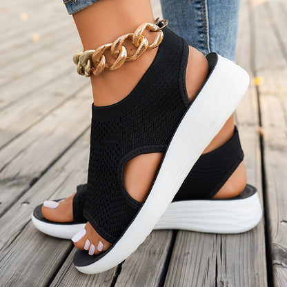 Airva | Lichtgewicht sandalen met steun voor de voetholte - ademende en gedempte slippers - Glamorix