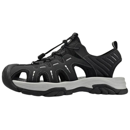 Leren Zomersandalen voor Heren met Verstelbare Bandjes – VENTURO