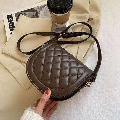 Moderne ronde dames crossbody tas – Circa Vogue - Glamorix