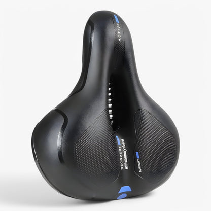 Fietszadel met drukverlagende pasvorm en ventilatiezone – RideEase - Glamorix