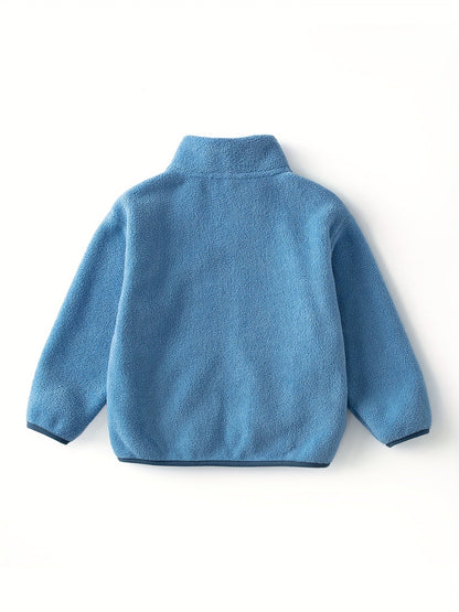 Fenley - Kinderjas van Polar Fleece in Effen Kleur voor Warmte en Comfort