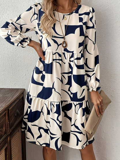 Zomerse Maxi Jurk met Speelse Ruffles voor Dames - LUNA FLORAL - Glamorix