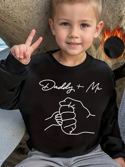 MASON - Jongens casual trui met lange mouwen en grafisch patroon