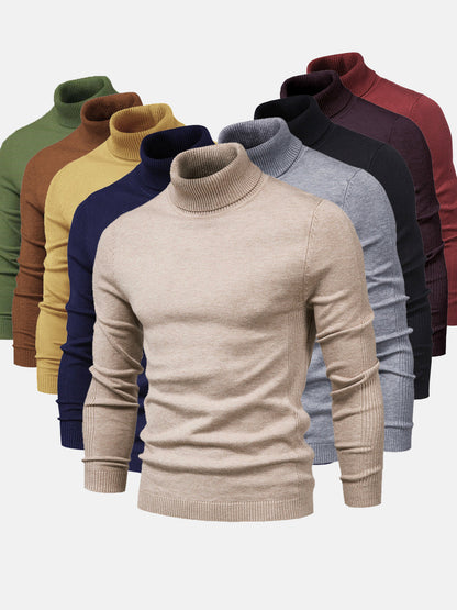 DAVID – Heren coltrui met slim fit en stijlvolle uitstraling - Glamorix