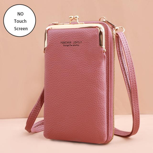 ARIA - Compacte crossbody telefoontas met multi-card houder