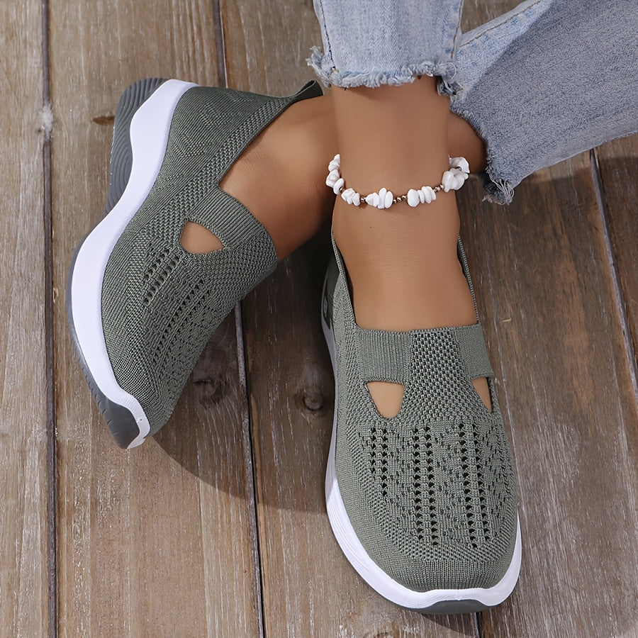 Ademende Lichtgewicht Sneakers met Orthopedische Ondersteuning voor Dames – AIRCOMFORT STEP - Glamorix