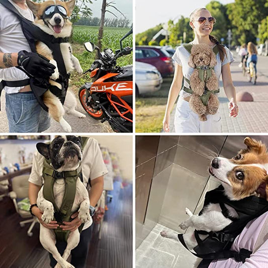 Handsfree honden draagrugzak voor comfortabel reizen en vrije beweging – PAVO PetPack - Glamorix