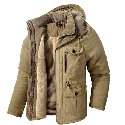 RILEY - Casual heren winterjas met capuchon