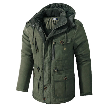 RILEY - Casual heren winterjas met capuchon