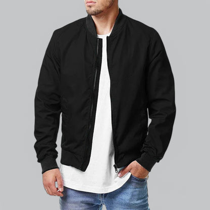 Heren bomberjack met strakke afwerking en moderne pasvorm – KAIRO BOMBER - Glamorix
