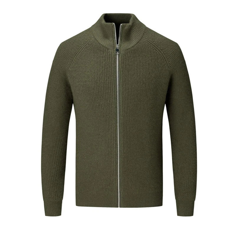 JASON - Heren sweater met volledige rits en moderne uitstraling