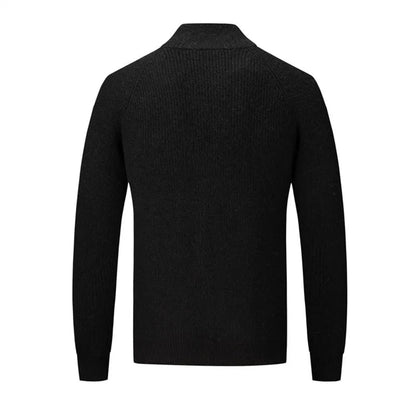 JASON - Heren sweater met volledige rits en moderne uitstraling